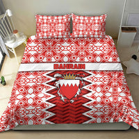 Bahrain Bedding Set Royal Coat Of Arms And Map Islamic Pattern