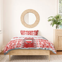 Bahrain Bedding Set Royal Coat Of Arms And Map Islamic Pattern