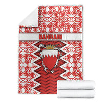 Bahrain Blanket Royal Coat Of Arms And Map Islamic Pattern