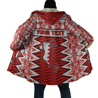 Personalized Bahrain Cloak Royal Coat Of Arms And Map Islamic Pattern