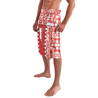Personalized Bahrain Lavalava Royal Coat Of Arms And Map Islamic Pattern