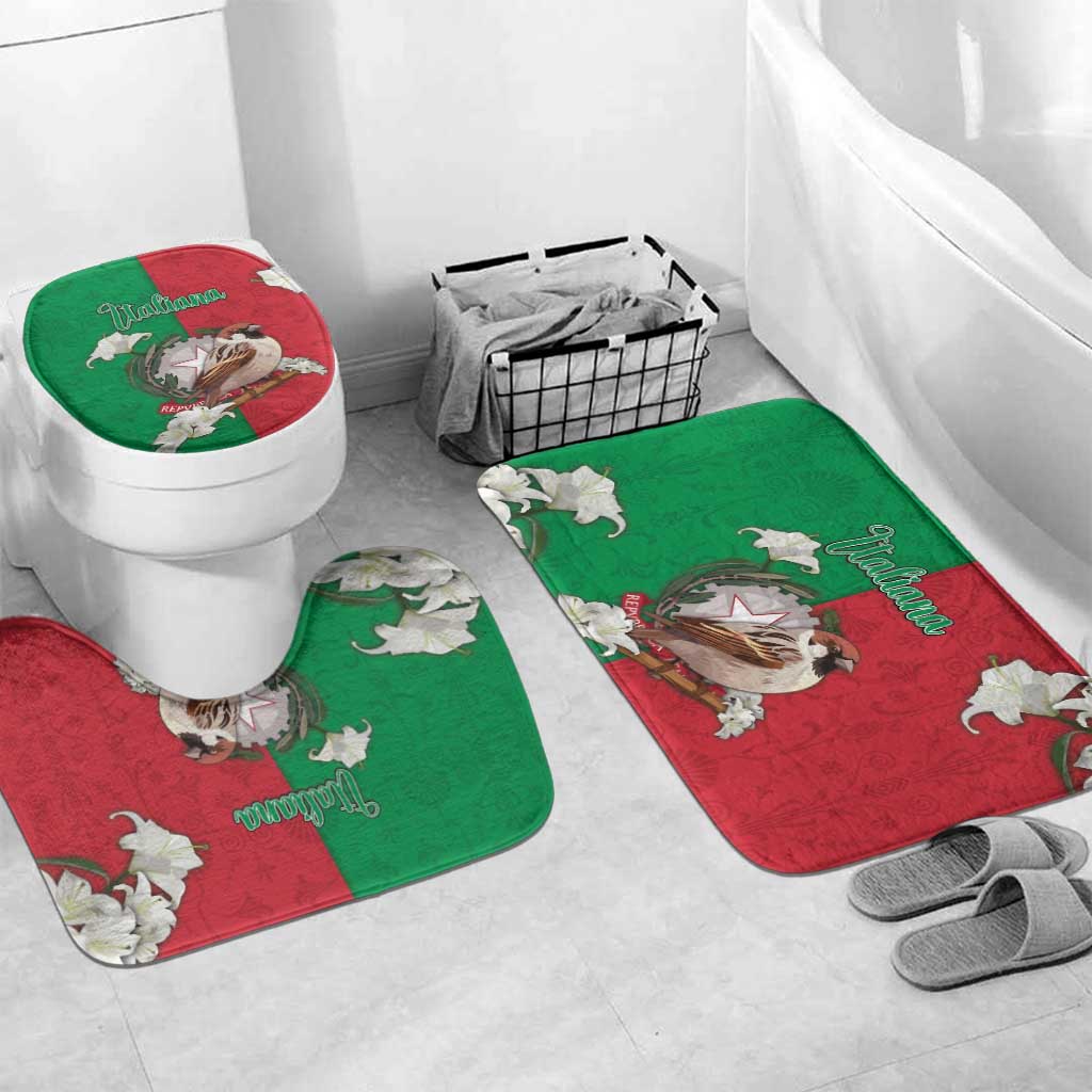 Italy Bathroom Set Sparrow With Symbol Italiana - Wonder Print Shop
