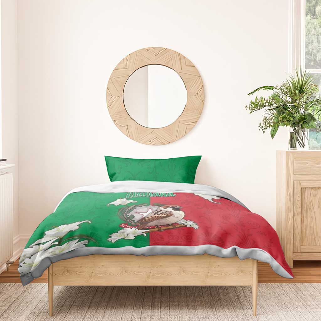 Italy Bedding Set Sparrow With Symbol Italiana - Wonder Print Shop
