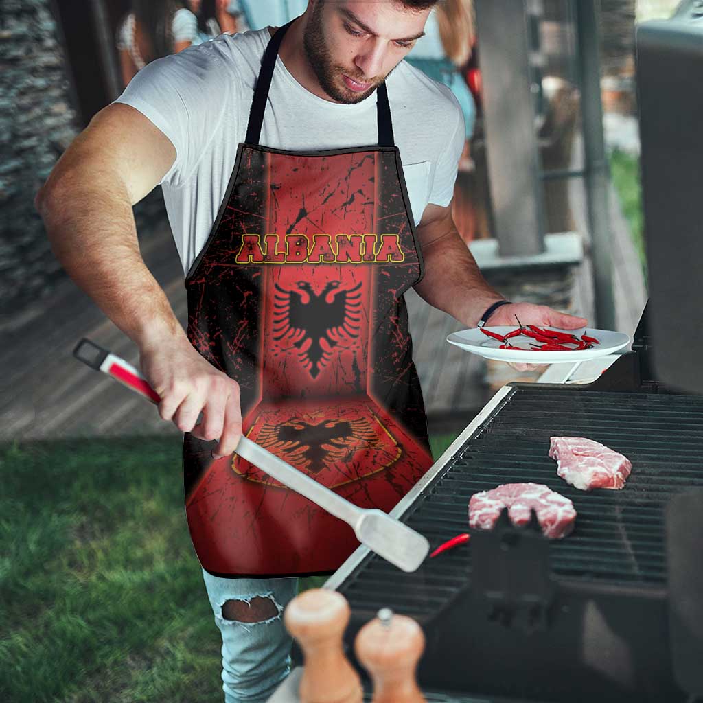 Albania Apron Black Double Headed Eagle - Wonder Print Shop