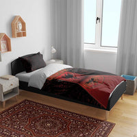 Albania Bedding Set Black Double Headed Eagle - Wonder Print Shop