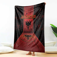 Albania Blanket Black Double Headed Eagle - Wonder Print Shop