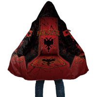 Personalized Albania Cloak Black Double Headed Eagle - Wonder Print Shop