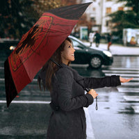 Albania Umbrella Black Double Headed Eagle - Wonder Print Shop