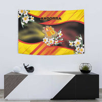 Andorra Tapestry The Grandalla Flowers With Symbol - Wonder Print Shop