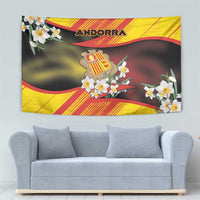 Andorra Tapestry The Grandalla Flowers With Symbol - Wonder Print Shop