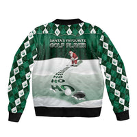 Golf Christmas Bomber Jacket Driving Home Fooore Xmas - Wonder Print Shop