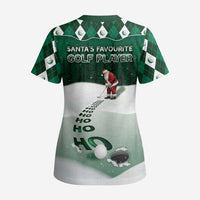 Golf Christmas Scrub Top Driving Home Fooore Xmas - Wonder Print Shop