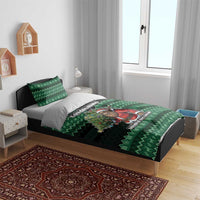 Bigfoot Christmas Bedding Set Squatching Through The Snow - Wonder Print Shop