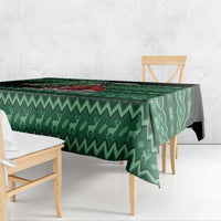 Bigfoot Christmas Tablecloth Squatching Through The Snow - Wonder Print Shop