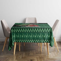 Bigfoot Christmas Tablecloth Squatching Through The Snow - Wonder Print Shop