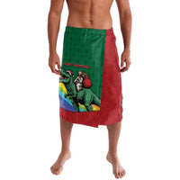 T Rex And Jesus Christmas Lavalava Not Today Santa - Wonder Print Shop
