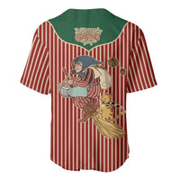 Western Yoke Baseball Jersey Befana Merry Christmas Retro Style - Wonder Print Shop