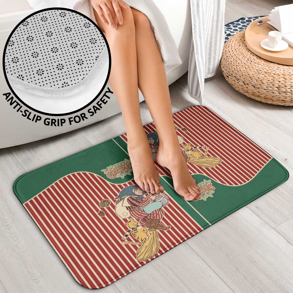 Western Yoke Bathroom Set Befana Merry Christmas Retro Style - Wonder Print Shop