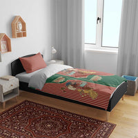 Western Yoke Bedding Set Befana Merry Christmas Retro Style - Wonder Print Shop