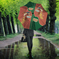 Western Yoke Umbrella Befana Merry Christmas Retro Style - Wonder Print Shop