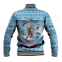 Gamer Christmas Baseball Jacket Alright Elves Where We Dropping - Wonder Print Shop