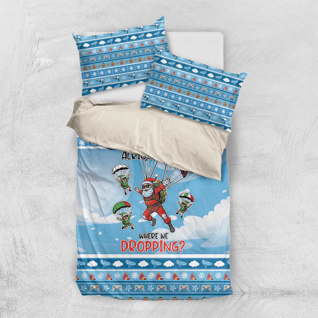 Gamer Christmas Bedding Set Alright Elves Where We Dropping - Wonder Print Shop