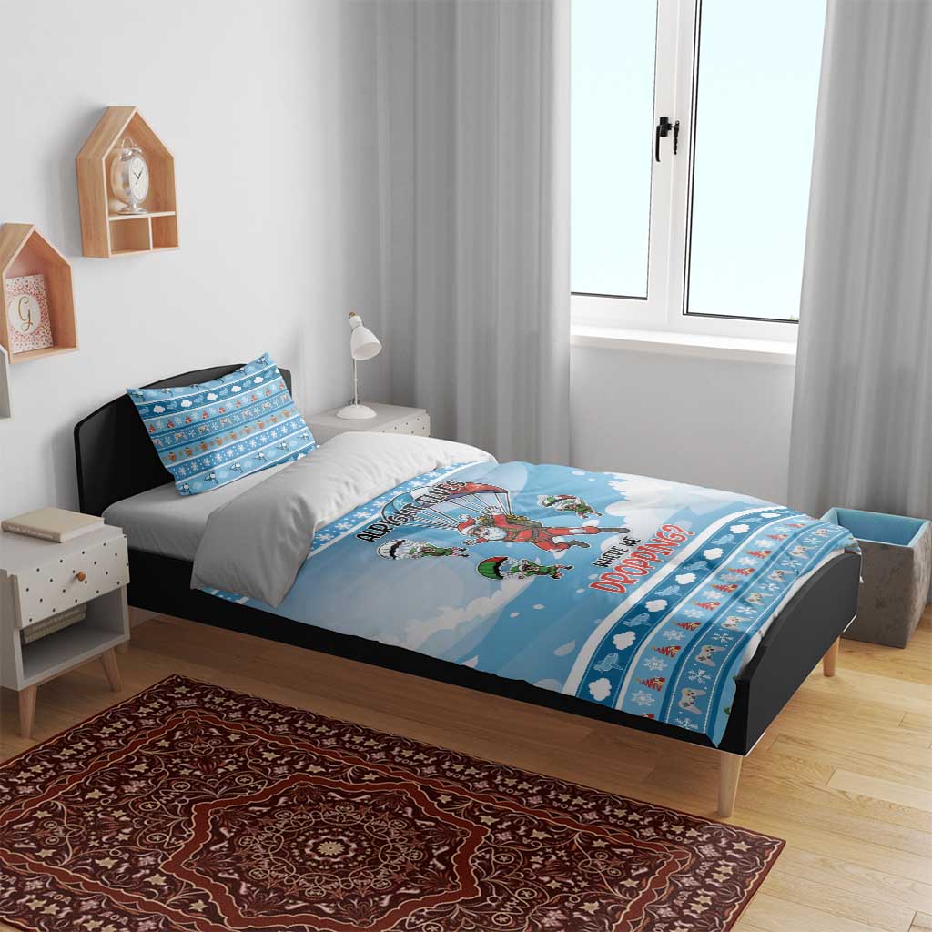 Gamer Christmas Bedding Set Alright Elves Where We Dropping - Wonder Print Shop