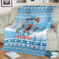 Gamer Christmas Blanket Alright Elves Where We Dropping - Wonder Print Shop