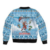 Gamer Christmas Bomber Jacket Alright Elves Where We Dropping - Wonder Print Shop