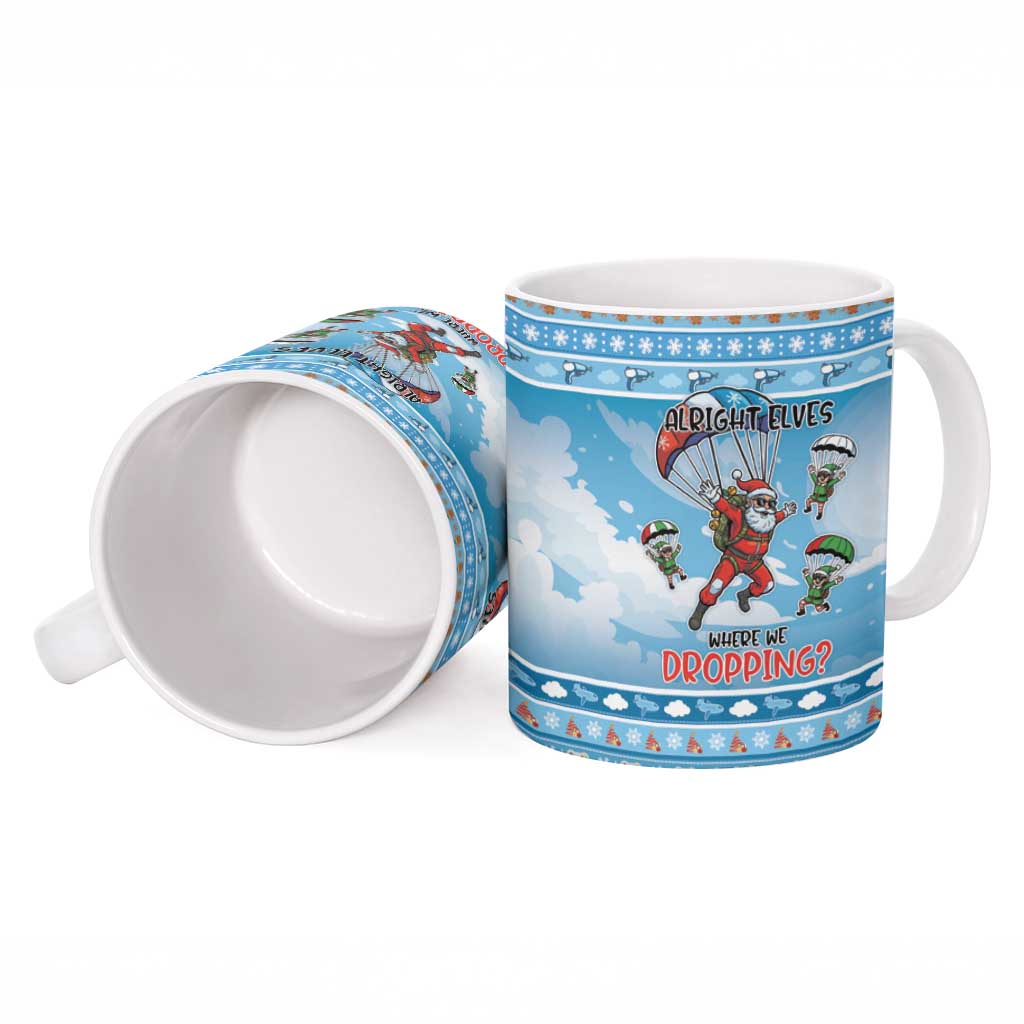 Gamer Christmas Ceramic Mug Alright Elves Where We Dropping - Wonder Print Shop