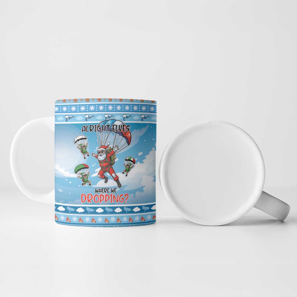 Gamer Christmas Ceramic Mug Alright Elves Where We Dropping - Wonder Print Shop
