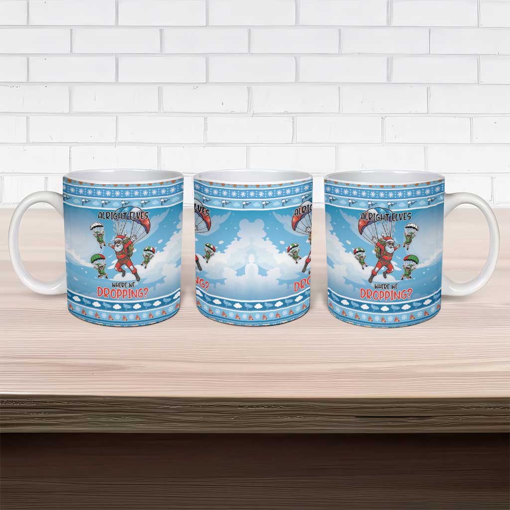 Gamer Christmas Ceramic Mug Alright Elves Where We Dropping - Wonder Print Shop