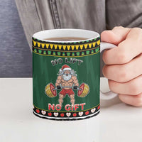 Xmas Gymer Christmas Ceramic Mug No Lift No Gift - Wonder Print Shop