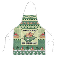 Capybara Christmas Apron Wake Me Up When It's Christmas - Wonder Print Shop
