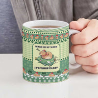 Capybara Christmas Ceramic Mug Wake Me Up When It's Christmas - Wonder Print Shop