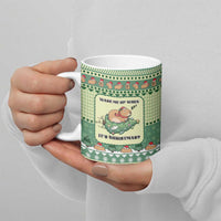 Capybara Christmas Ceramic Mug Wake Me Up When It's Christmas - Wonder Print Shop