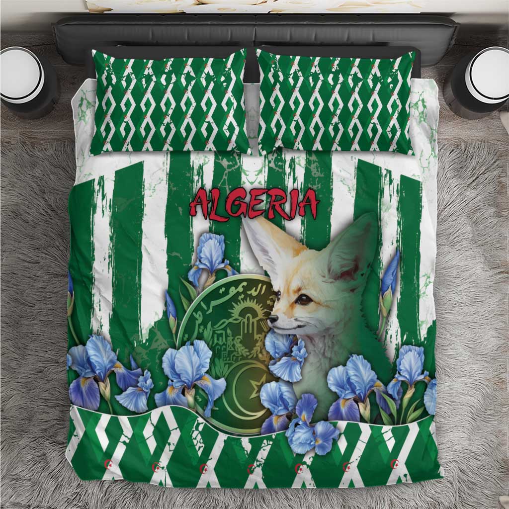 Algeria Bedding Set Fennec And Iris Grunge Style - Wonder Print Shop