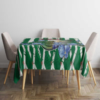 Algeria Tablecloth Fennec And Iris Grunge Style - Wonder Print Shop