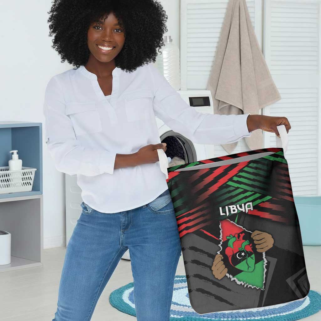 Libya In My Veins Laundry Basket - Wonder Print Shop