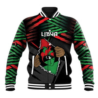 Personalized Libya In My Veins Baseball Jacket - Wonder Print Shop