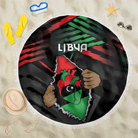 Libya In My Veins Beach Blanket - Wonder Print Shop
