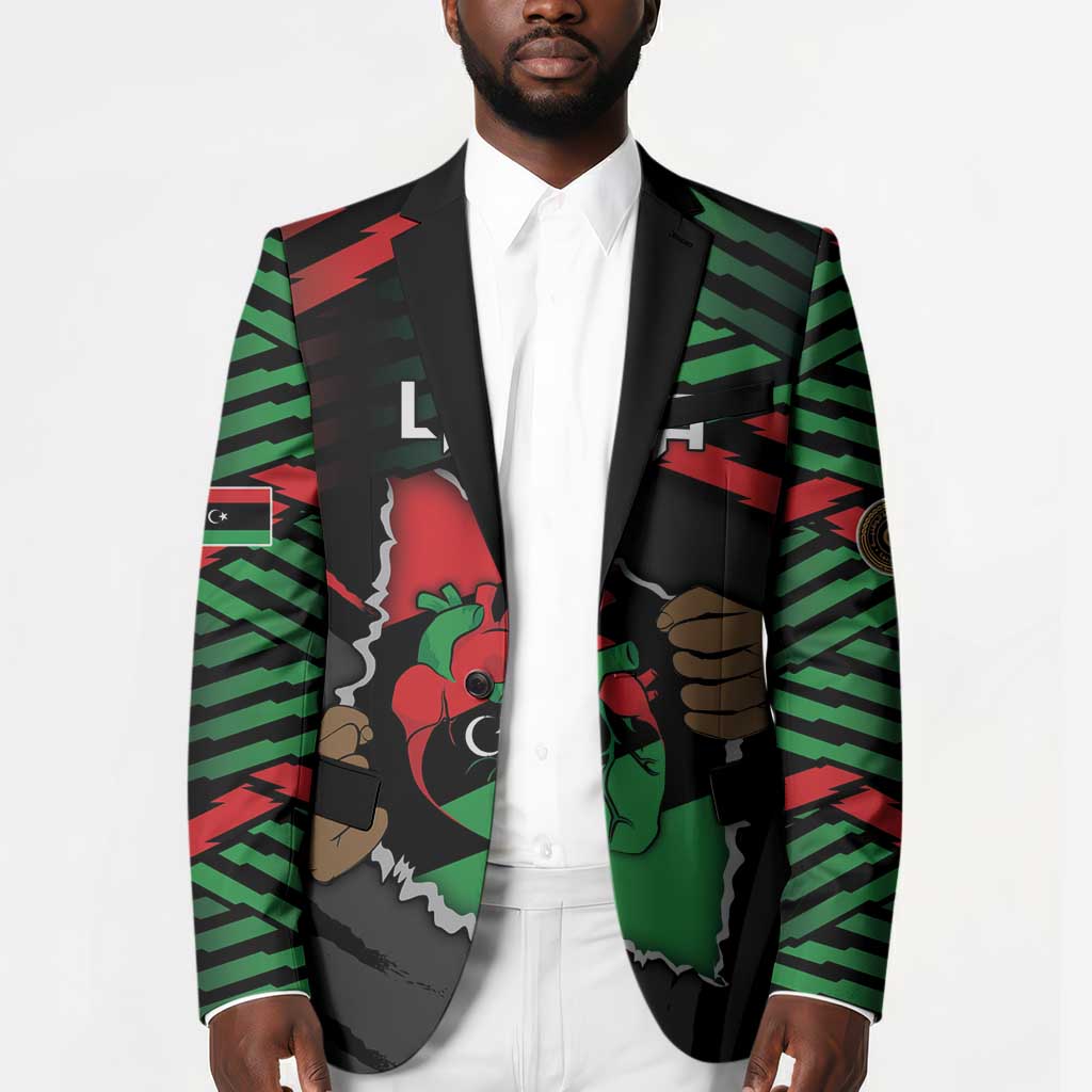 Personalized Libya In My Veins Blazer - Wonder Print Shop