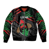 Personalized Libya In My Veins Bomber Jacket - Wonder Print Shop