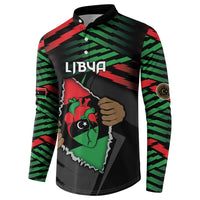 Personalized Libya In My Veins Button Sweatshirt