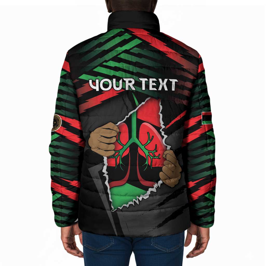 Personalized Libya In My Veins Padded Jacket - Wonder Print Shop