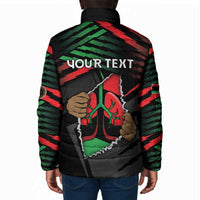 Personalized Libya In My Veins Padded Jacket - Wonder Print Shop