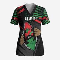 Personalized Libya In My Veins Scrub Top - Wonder Print Shop