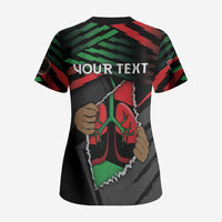 Personalized Libya In My Veins Scrub Top - Wonder Print Shop