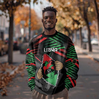 Personalized Libya In My Veins Sweatshirt - Wonder Print Shop