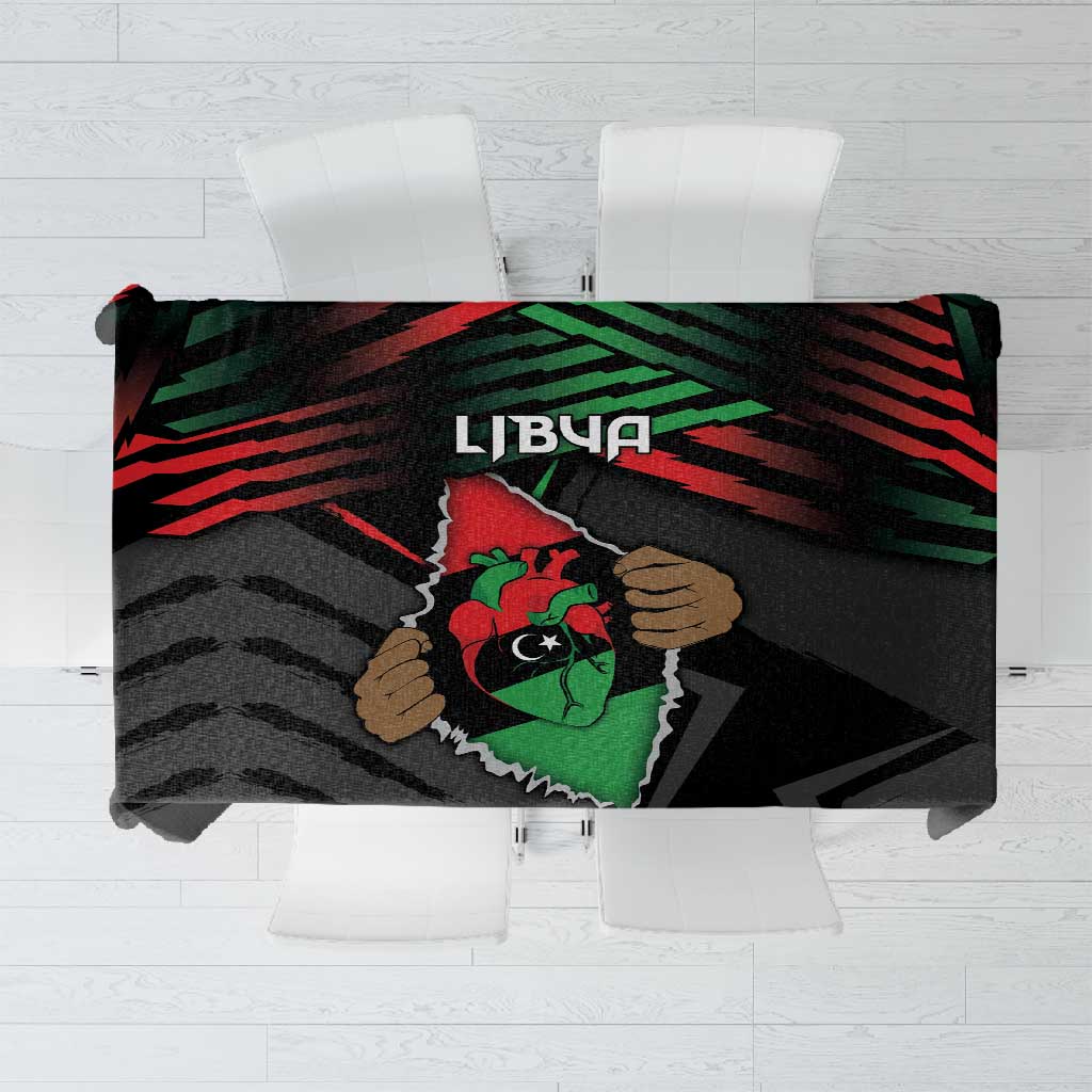 Libya In My Veins Tablecloth - Wonder Print Shop